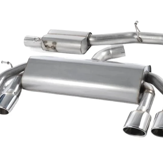 Automobile exhaust muffler system for F10 550i 7er 750i REFITTED TO M3 M4 EXHAUST PIPE