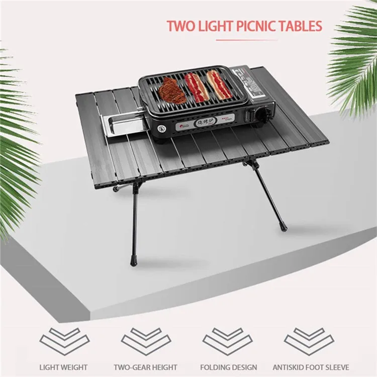 Складной стол из алюминиевого сплава для барбекю, кемпинга и пикника