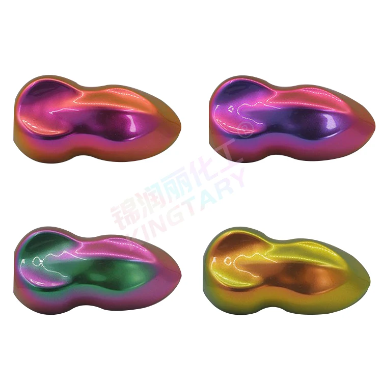 chameleon candy colors pigments epoxy resin coating rainbow pigment iridescent car paint powder