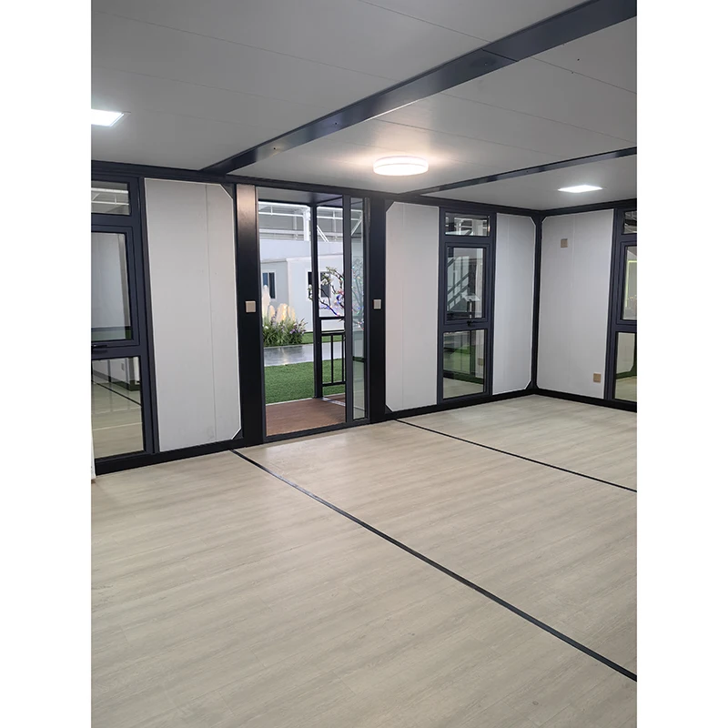 Easy to Assemble Ready Made Two Layer Container House Villas Tiny Home 2 Floor 2 Bedroom Container House With Light