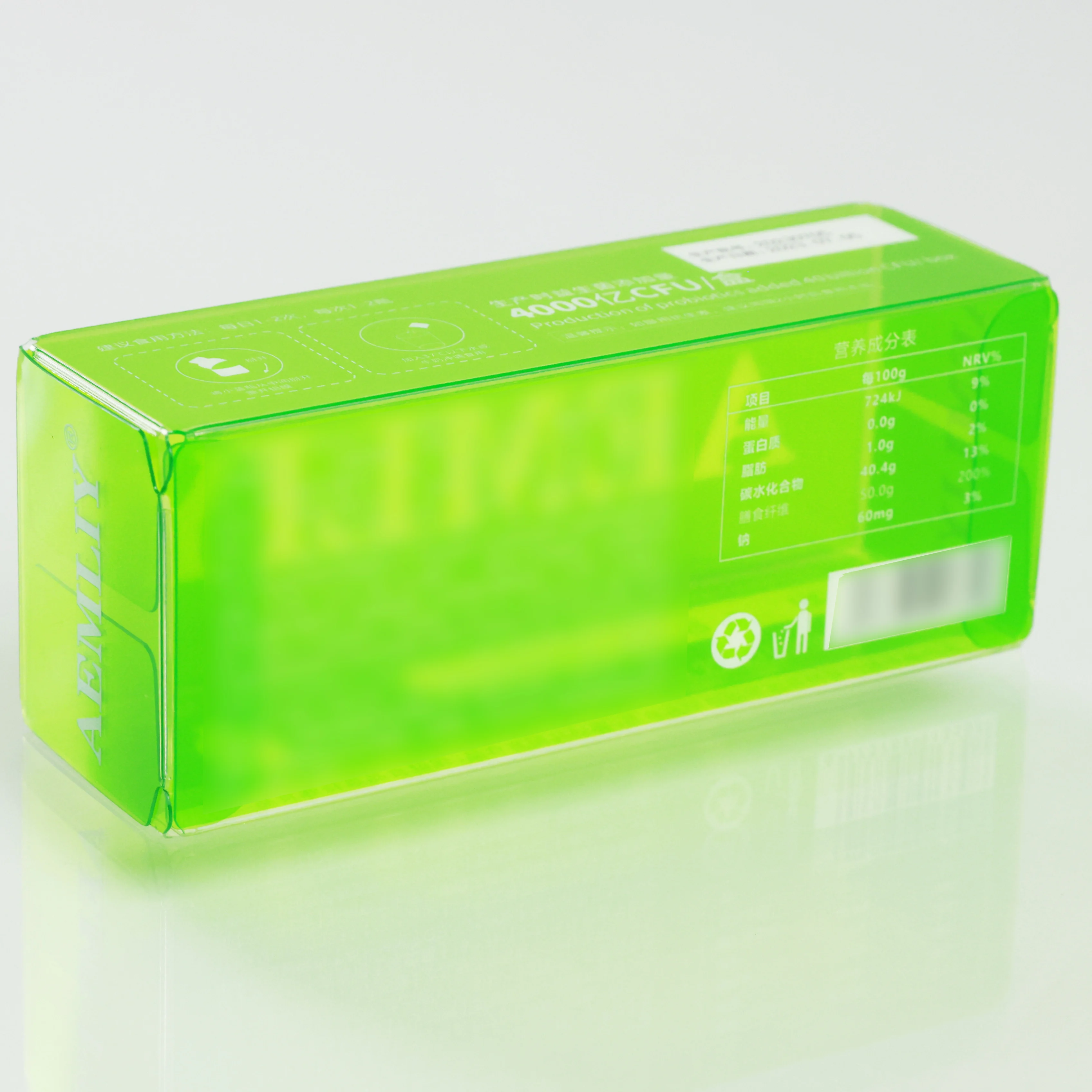 Custom packaging clear PVC PET printed inviting plastic box for food or gift box OEM/ODM transparent plastic boxes