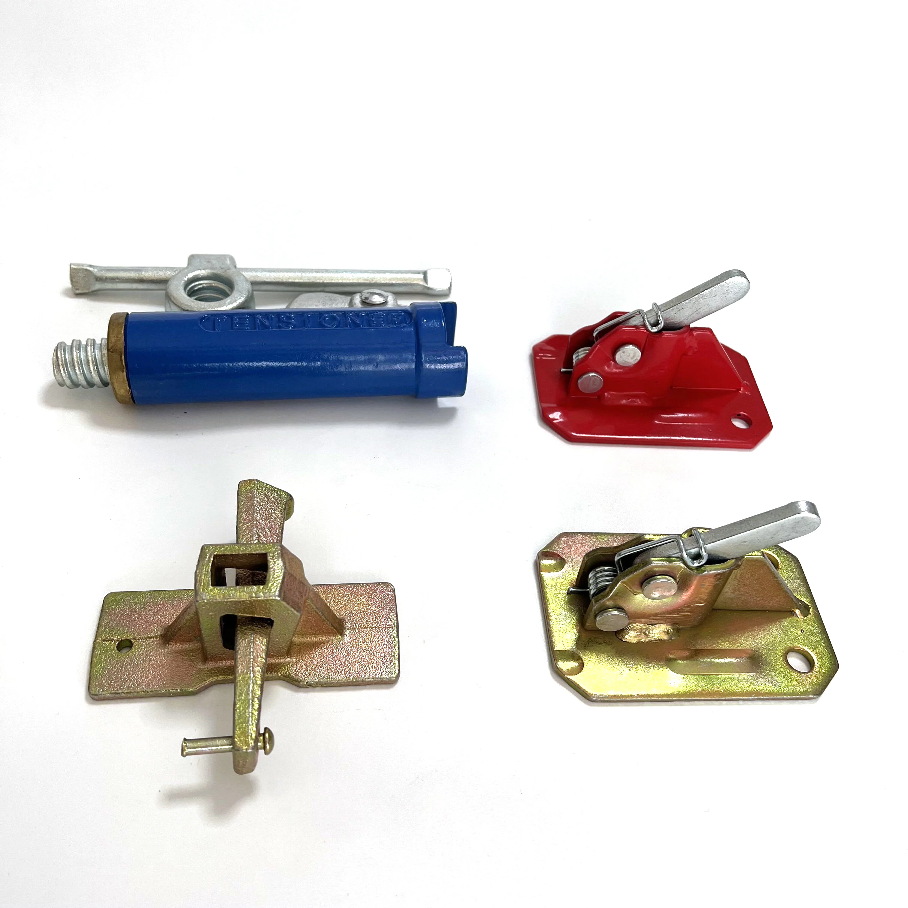 Q235 material panel tensioner Heavy Duty Rapid Clamp Tensioner  2.9Kg with 2 red rubber plastic handle