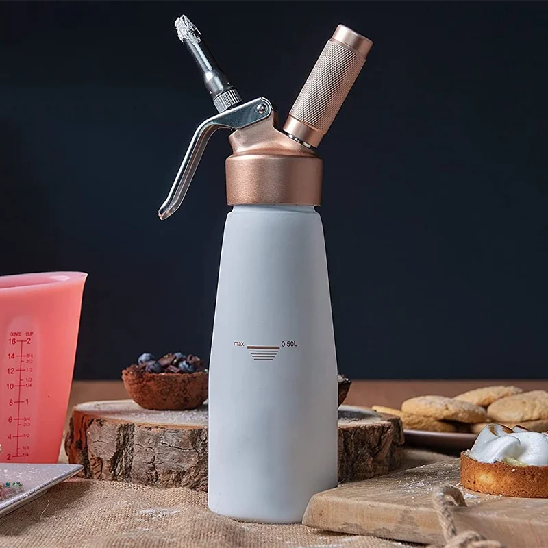 professional  500ml coffee milk Aluminum stainless steel whipped cream dispenser