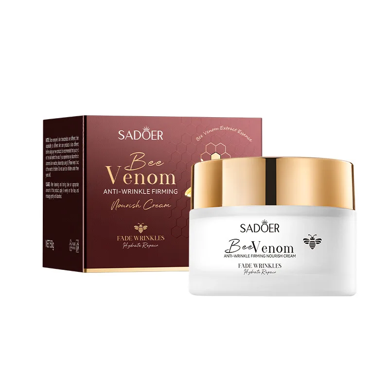 SADOER Bee Venom Firming Repair Moisturizer Whitening Hydrating Light Lines Brightening Wholesale Facial Anti-Wrinkle Cream