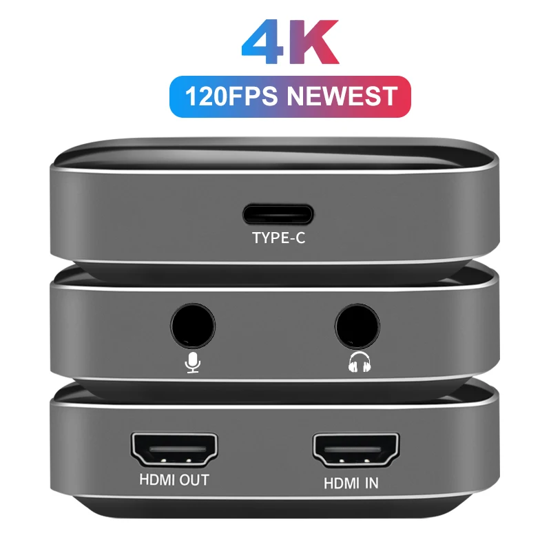 Новое поступление USB 3 0 4K 60 Гц контур Type-C HD запись игр и прямая трансляция реальная C HDMI Карта