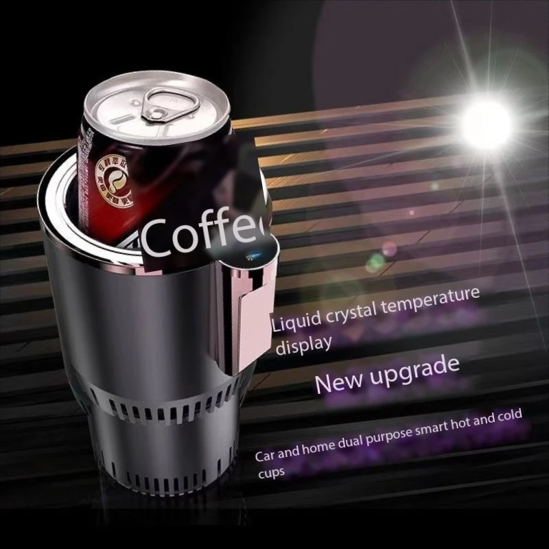 Smart Heating and Cooling Car Tumbler CupsHeating and Cooling Cup For Car Wine Can Coffee Portable Cup
