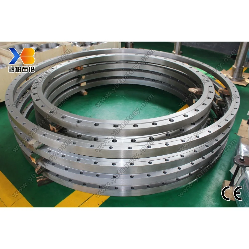 China Manufacturer Machined Large Size Customized CNC A105 Flange for Heat Exchanger