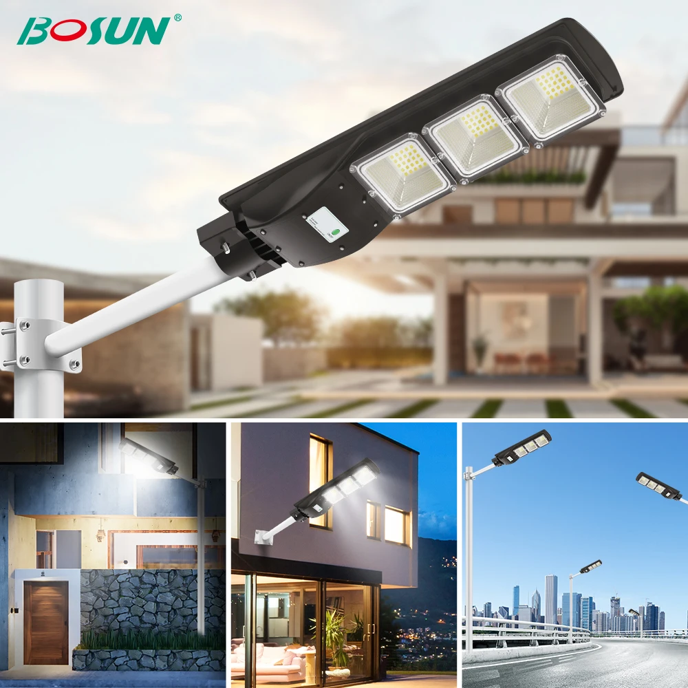 High Quality Garden Highway Road City Solar Lamp Outdoor Street Light 200W 300W Solar Led Street Lamp