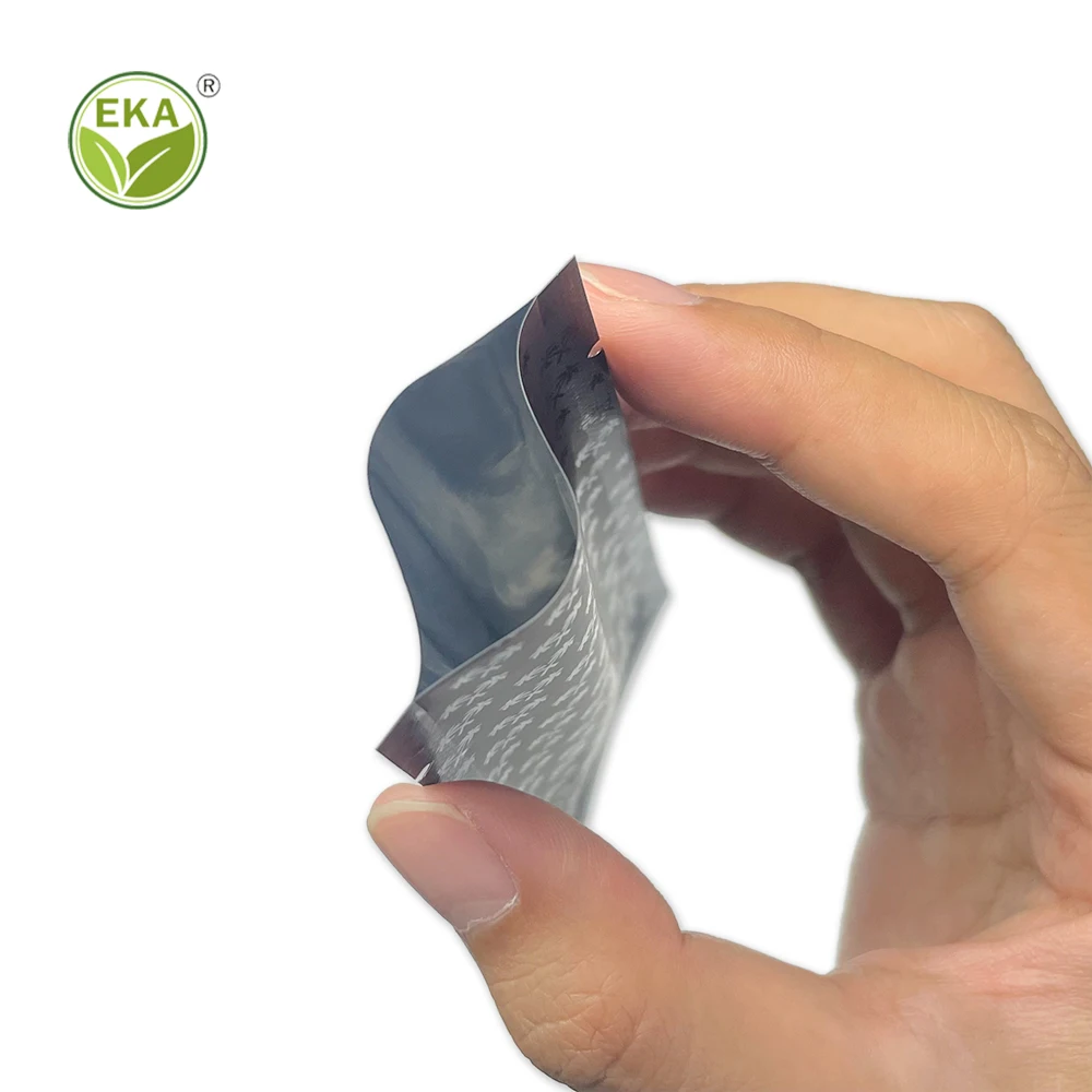 Factory custom unique tea packages three side seal packaging  food grade tea coffee beverage plastic bags