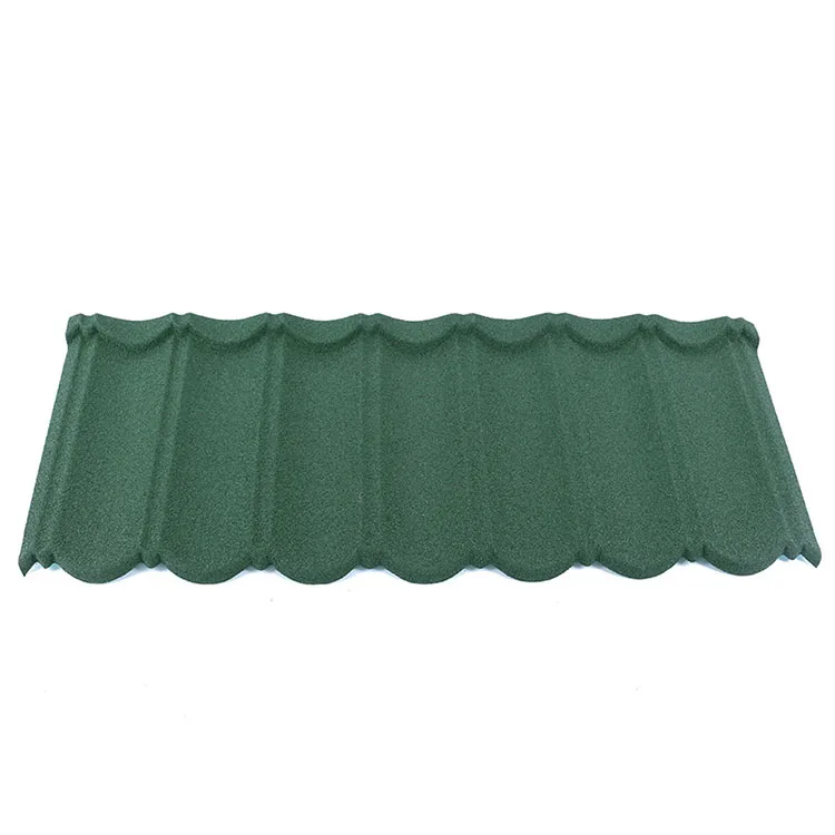 1350mm*420mm Decorative Exclusive Bond Tile Roof Material Anti Corrosion Color Stone Tile