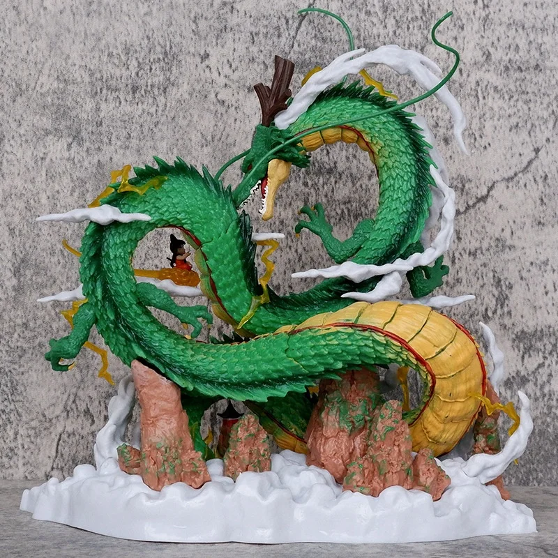 Jugete De Seven Ball Trumpet YOYO And Goku Action Figure Wishing Dragon Model Toys Statue The Animation Decoration Gift