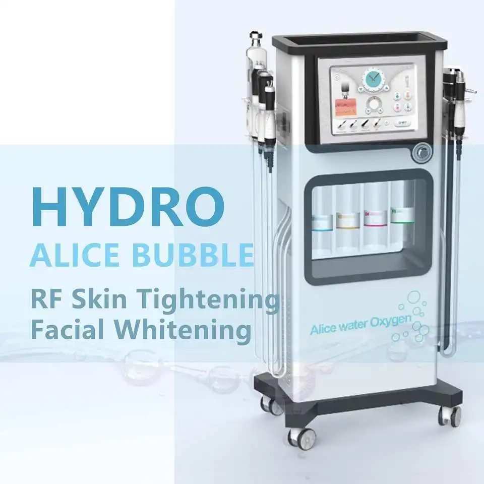 Alice Super Bubbles 7 in 1 Dermabrasion Machine Wrinkle Remover Factory Sell Salon Beauty Machine