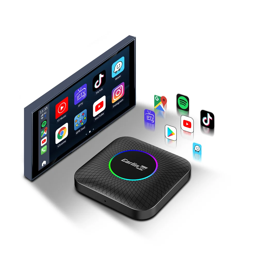 Беспроводной адаптер Carlinkit box 4G 64 ГБ Android 13