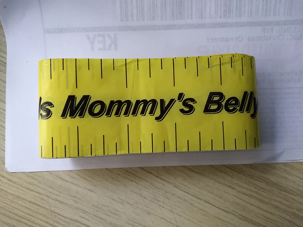 Baby Shower Game Party Supplies Tummy Belly Measure Tape
