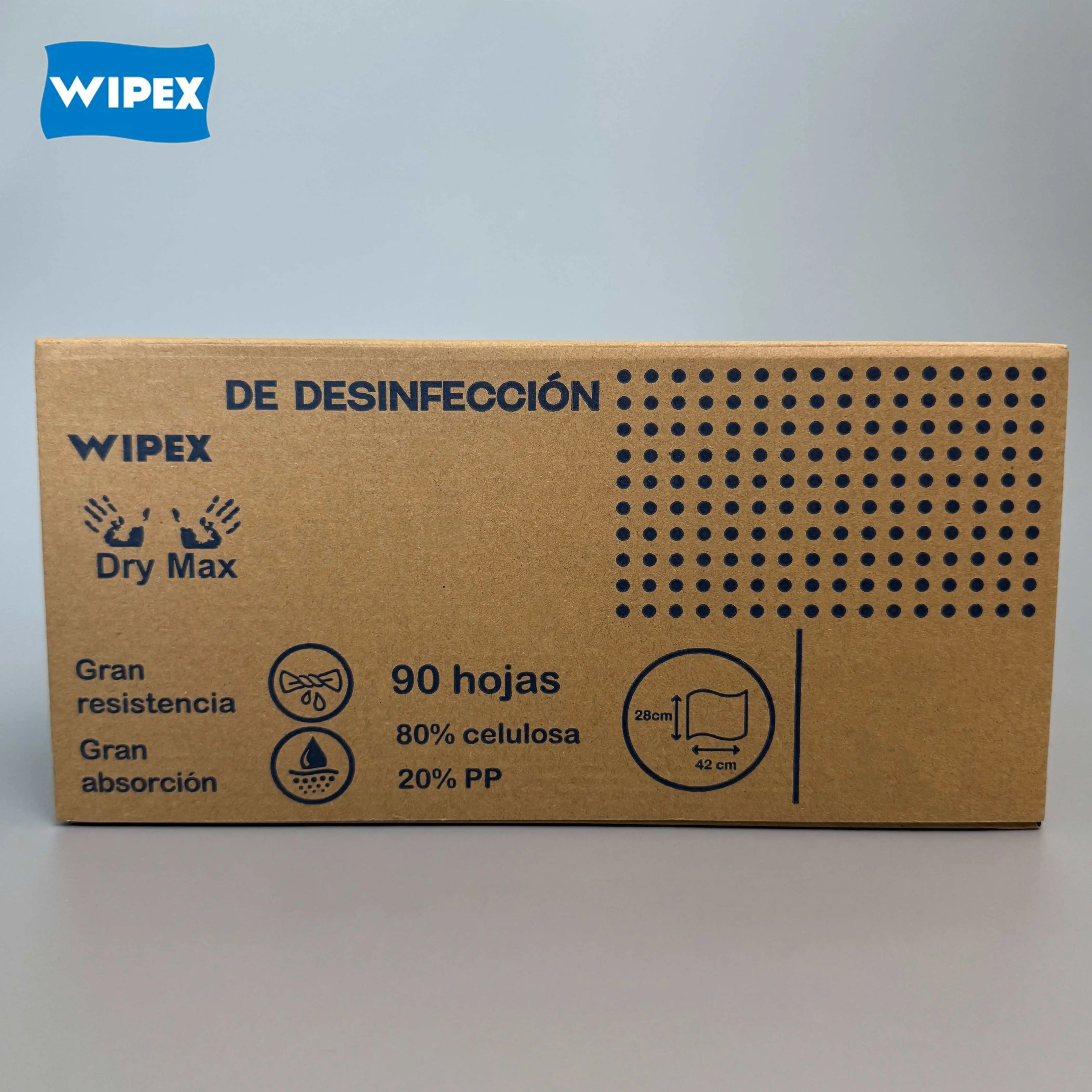 OEM 90pcs Lint Free Industrial Cleaning Dry Disposable Wipes Paper Sheets Heavy Duty Shop Towels In Box