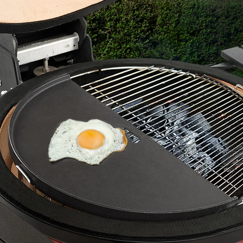 BBQ Cast Iron Grill Pan Classic Double Sided Cast Iron Planer