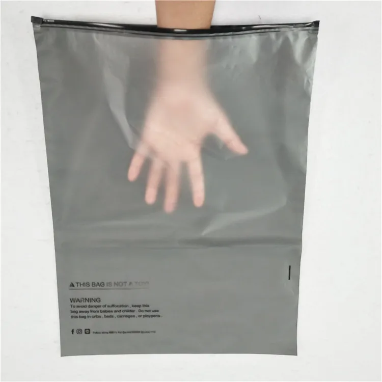 
Wholesale Garment Zipper Bag EVA Zip Lock Bag Bikini Swimwear Packaging Bag With Black Logo 