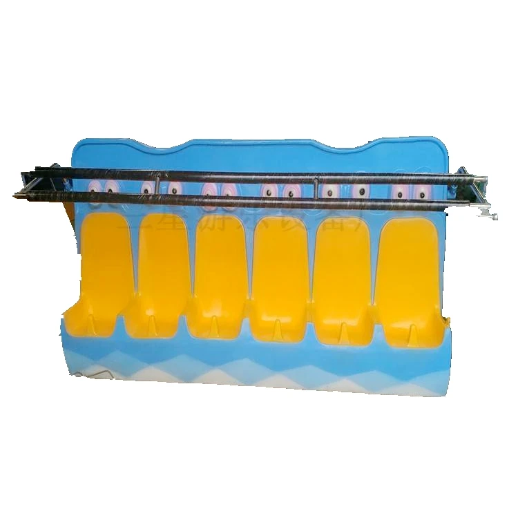 Amusement park kids 6 seats  jumping hopper frog drop tower rides in luna park sale