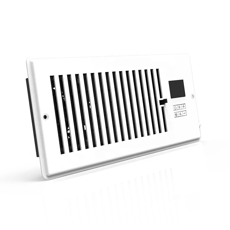 Good Quality Metal Register Cover with Fan,Booster Fan Register for HVAC Ventilation