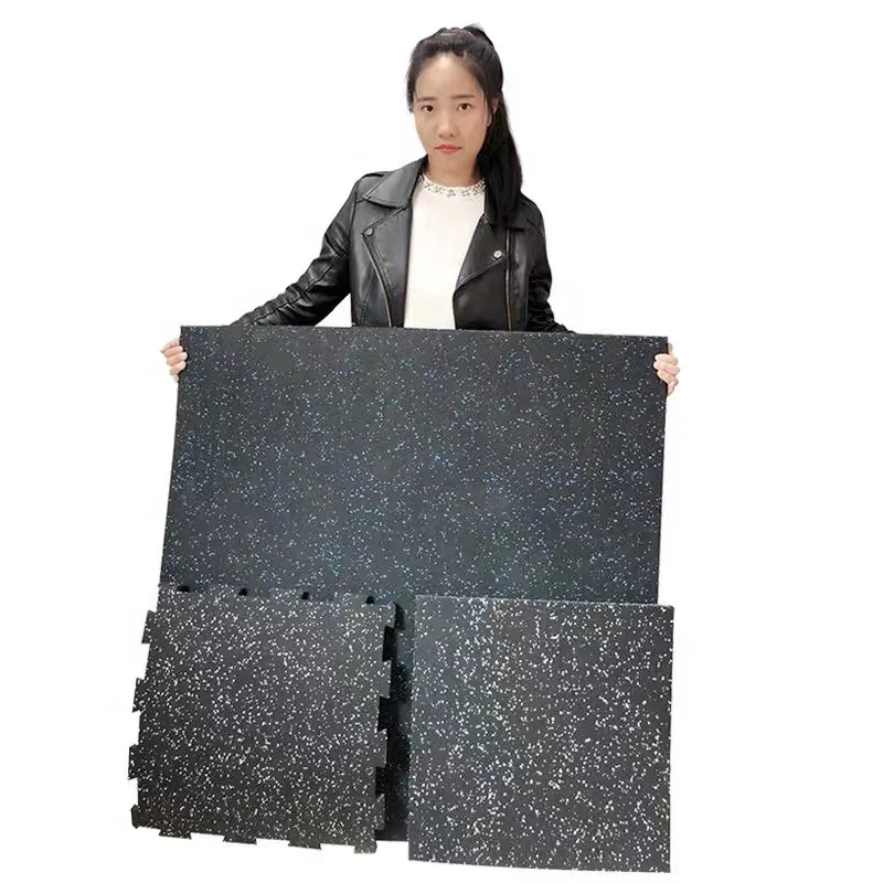 Durable Non-slip used gym floor mat rubber flooring tiles for sale