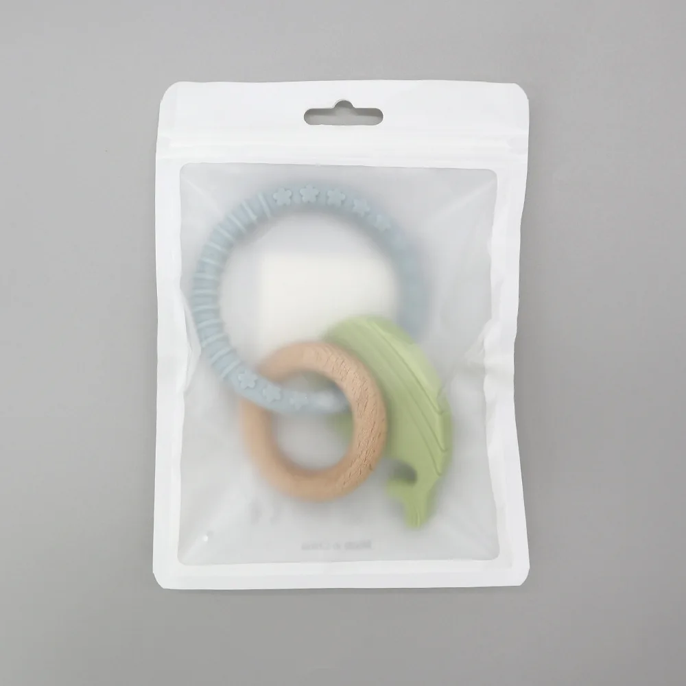 3 In 1 New Arrival Food Grade Silicone Teether Rattles Sensory Chewing Toys Bpa Free Silicone Infant Donut Teething Ring