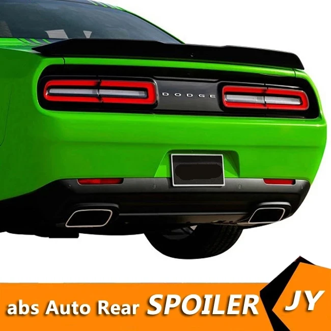Rear Trunk Spoiler Boot Lip Wing For Dodge Challenger 2015 - 2018 Rear Trunk Spoiler ABS Matte Black Primer