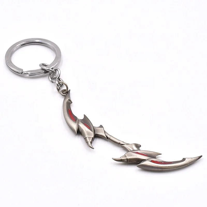Metal Keychain of Popular Game LOLs Accessories Pendant Special Mini Key Ring For Key or Bag Decoration Fans Collection