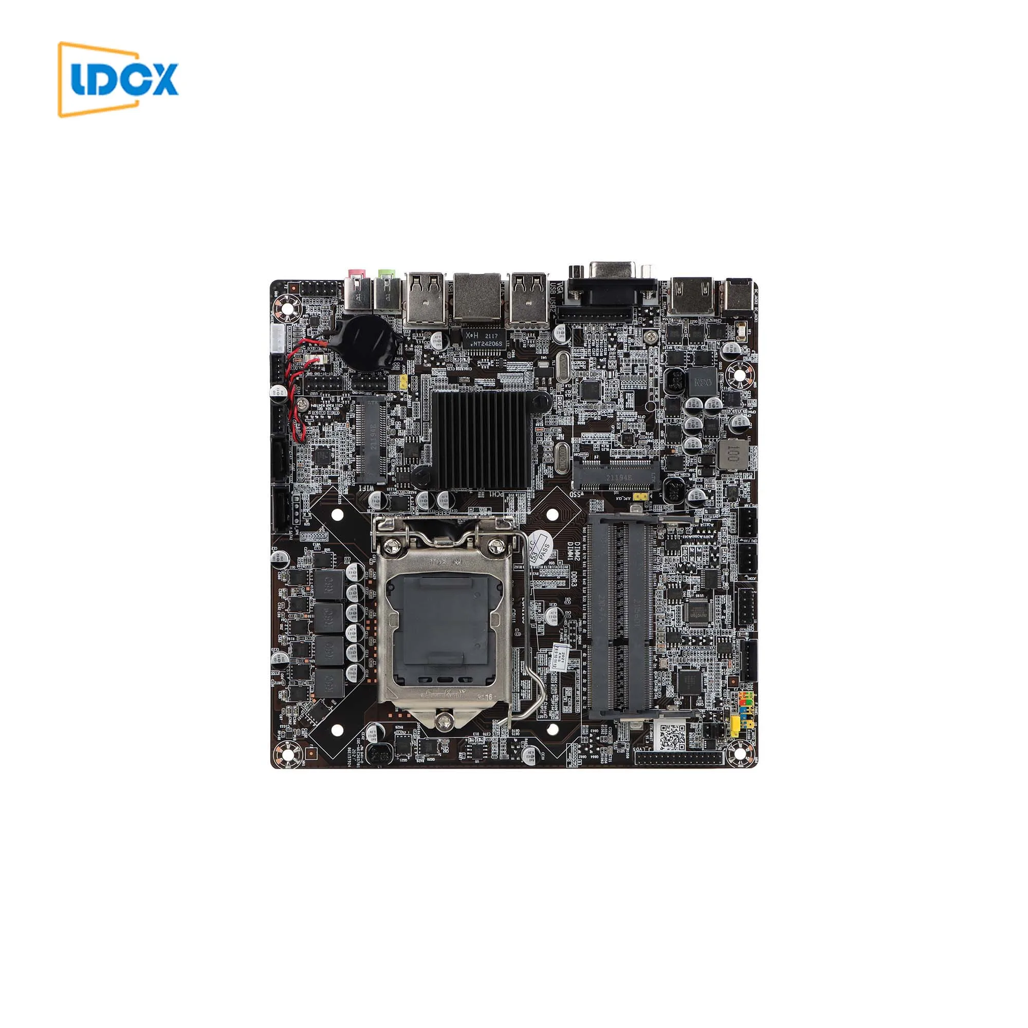 
LDCX H61 Thin ITX LGA1155 DC12V industrial control computer motherboard 