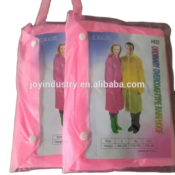 pvc customs poncho ,rain poncho,promotion cheap EVA raincoat