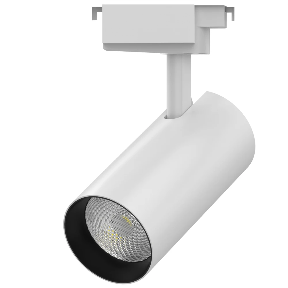 Hypermarket GU10 Round 30W Zoom 40W Par30 LED Track Light 2 Wires Supermarket Led Track Lightings