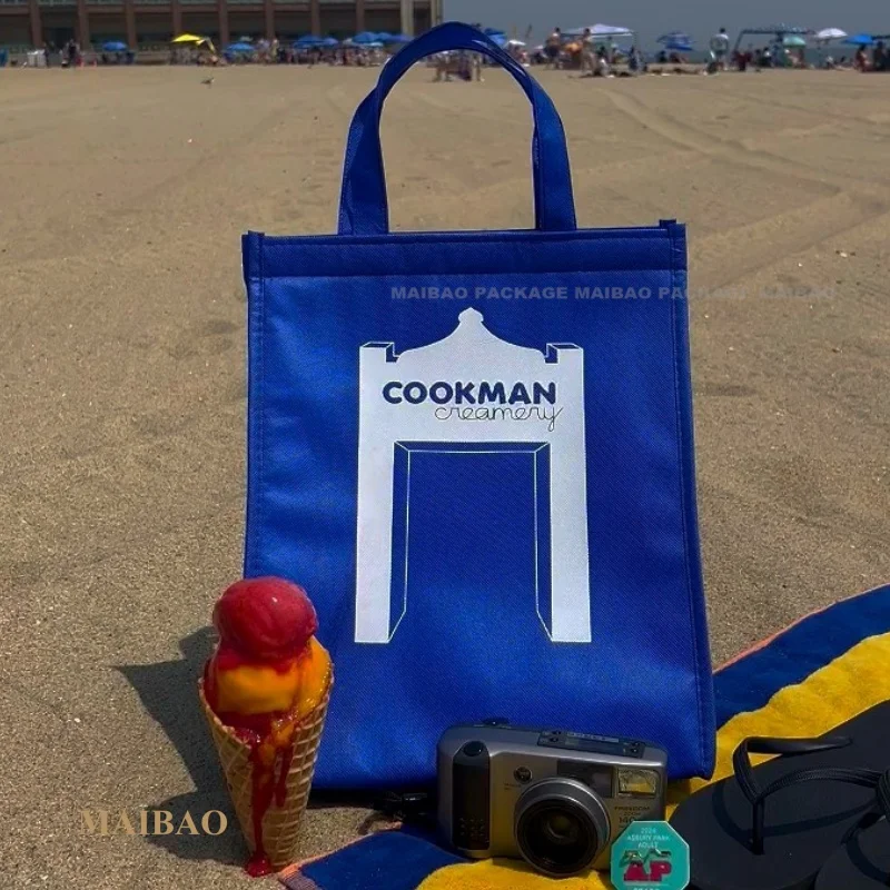 Hot Milk Tea & Ice Cream Catering Cooler Bag Disposable Insulated Aluminum Foil Tote Outdoor Distribution Industrial Use-food