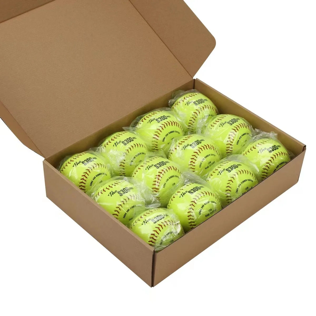 12inch fastpitch slowpitch softballs genuine leather professional softball