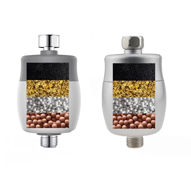 6 Stage Shower Head Water Filter Purifier and Filter Cartridge For Hard Water Softener