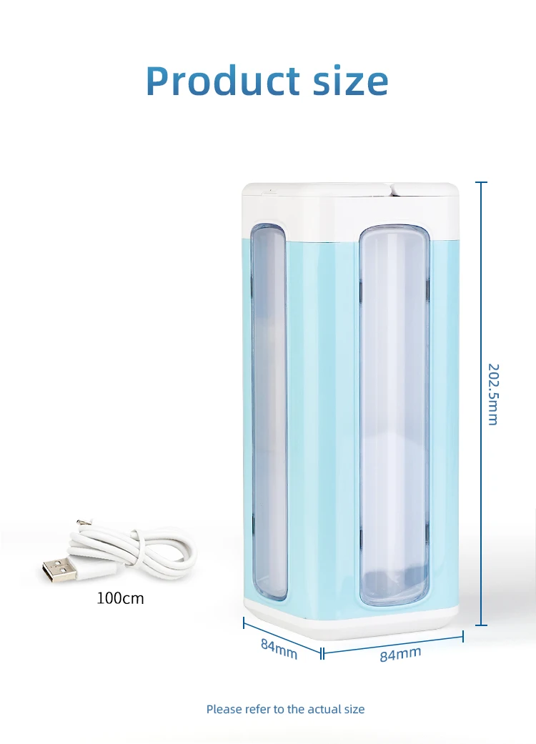 Outdoor LED 80w Emergency Lamp Lithium Battery IP65 Rechargeable Led Portable Emergency Light 1000LM