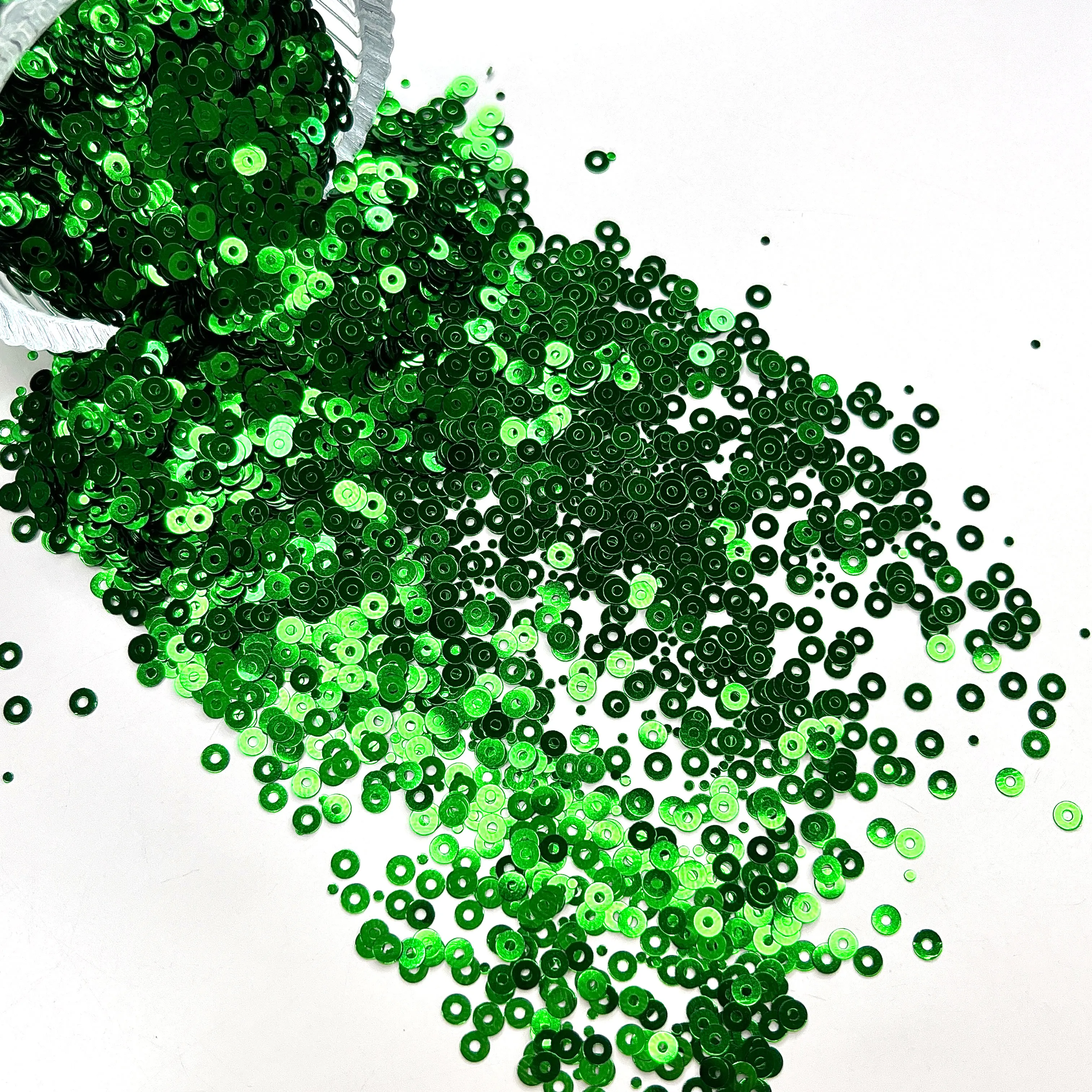 PET Flat Round Shape Loose Sequin Paillettes Sewing Craft DIY Scrapbook