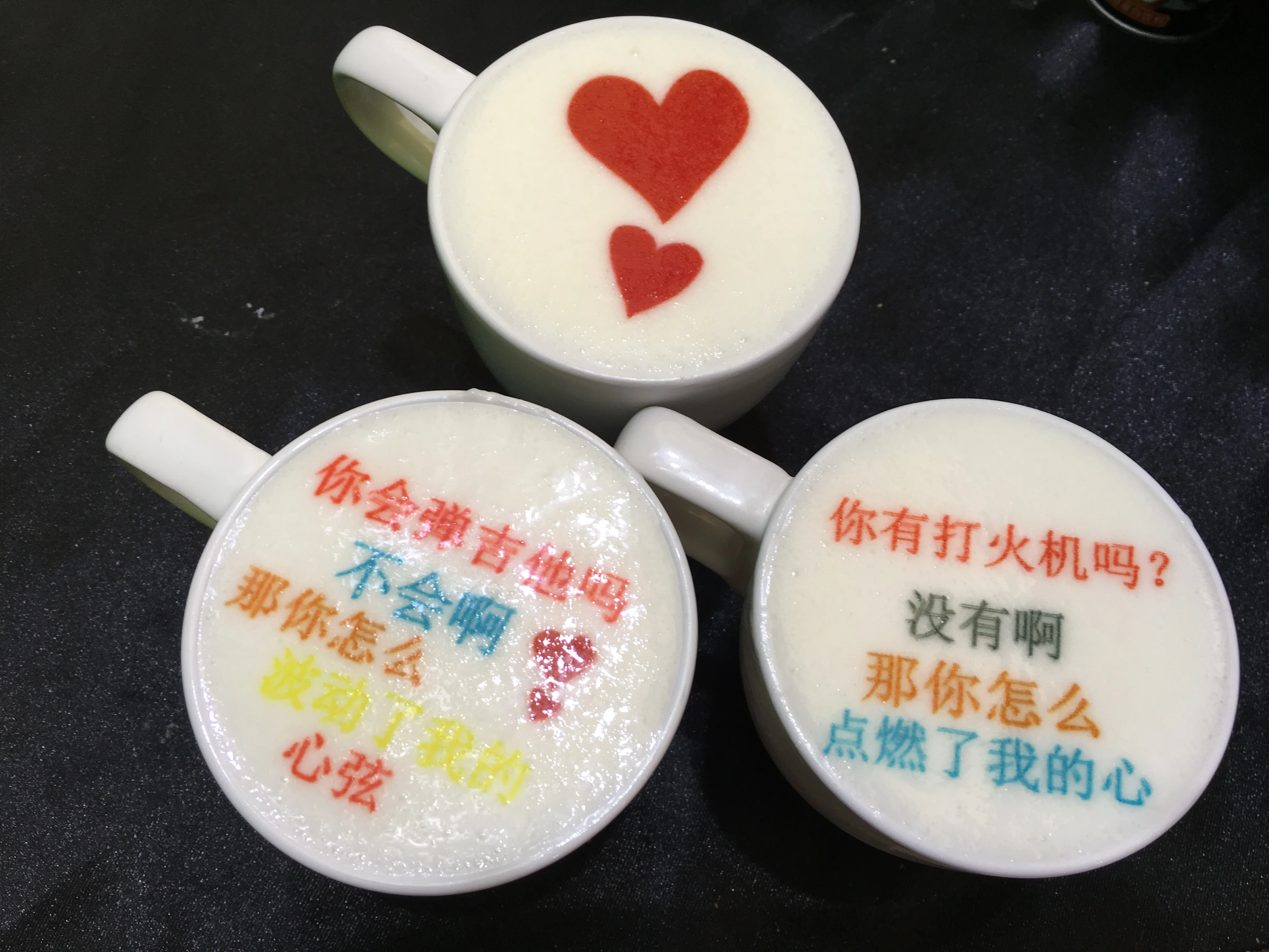 New multi color WIFI one cup coffee latte DIY printer milkshake beer printing machine edible ink printer