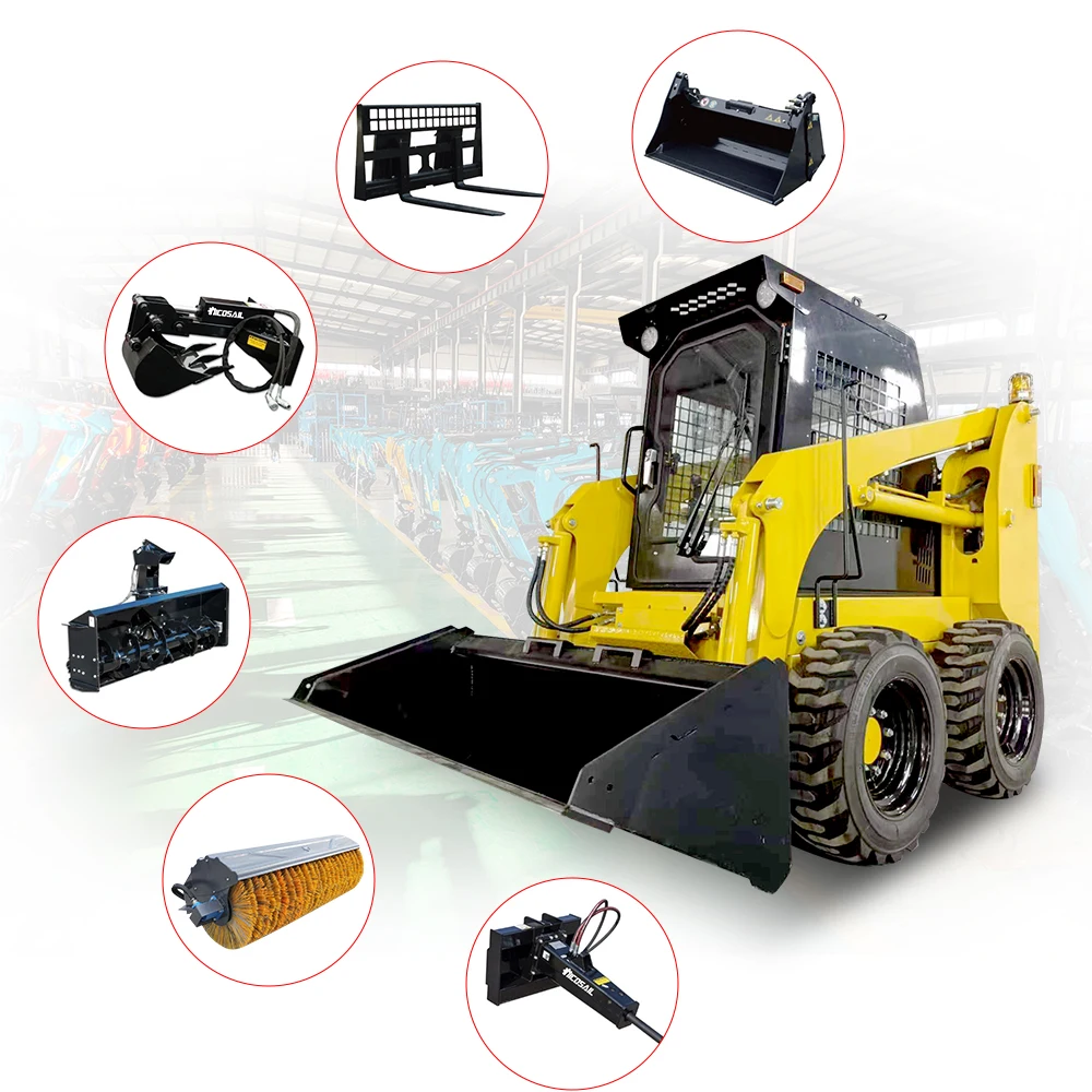 New EPA/EURO 5 High-quality 365b mini skid steer loader with japan engine for sale small loader