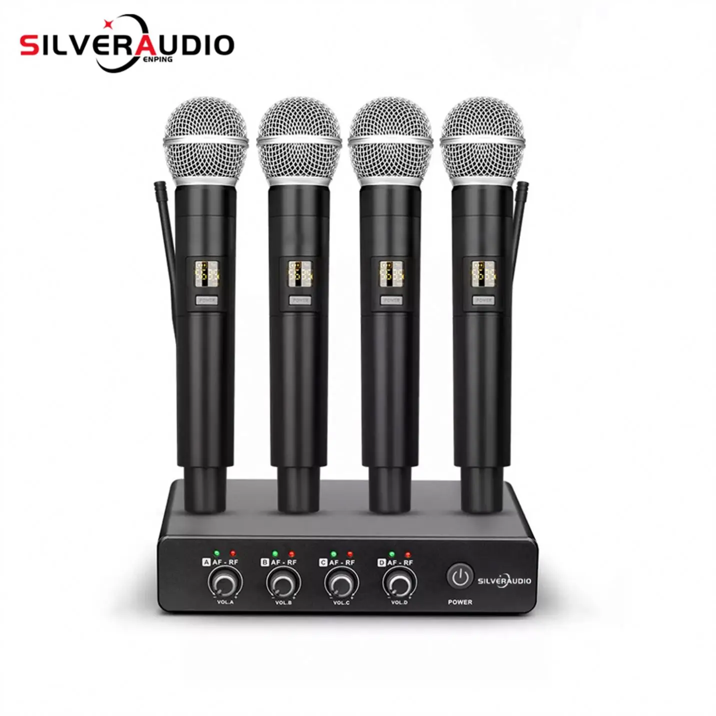 GAW-D2000professional 4 Channels Uhf Wireless Microphone With CE Certificate