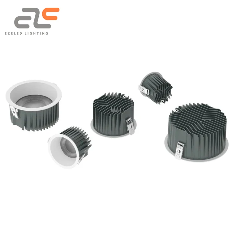 EZELED Interior Home Bedroom Living Room Lighting 15W 22W 30W 40W 50W Anti-Glare Recessed Led Spot Light