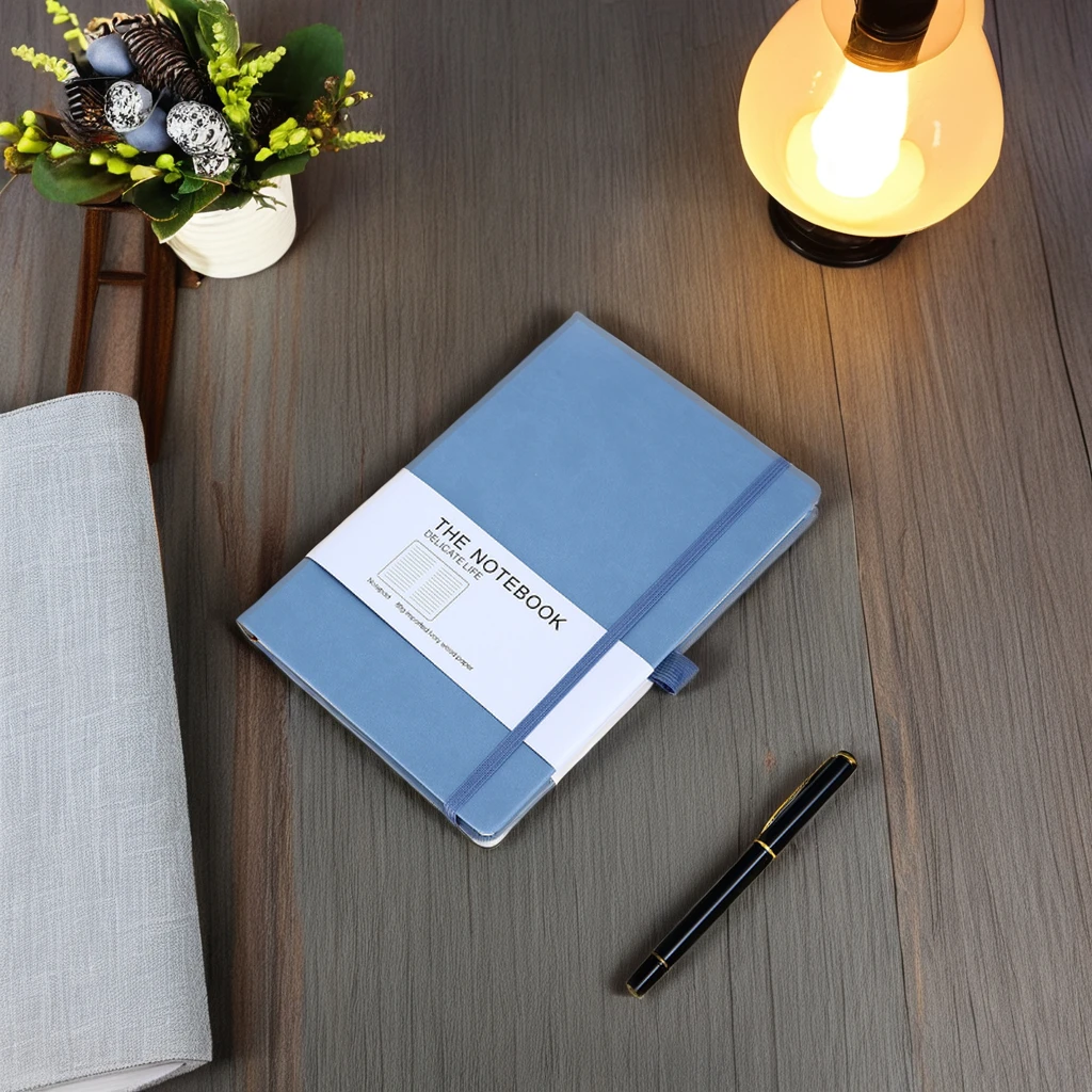 Wholesale Custom A5 Notebook PVC Elastic Band Lined Dotted Ruled PU Journal A6 Organizer A7 Paper PVC School Business Diary