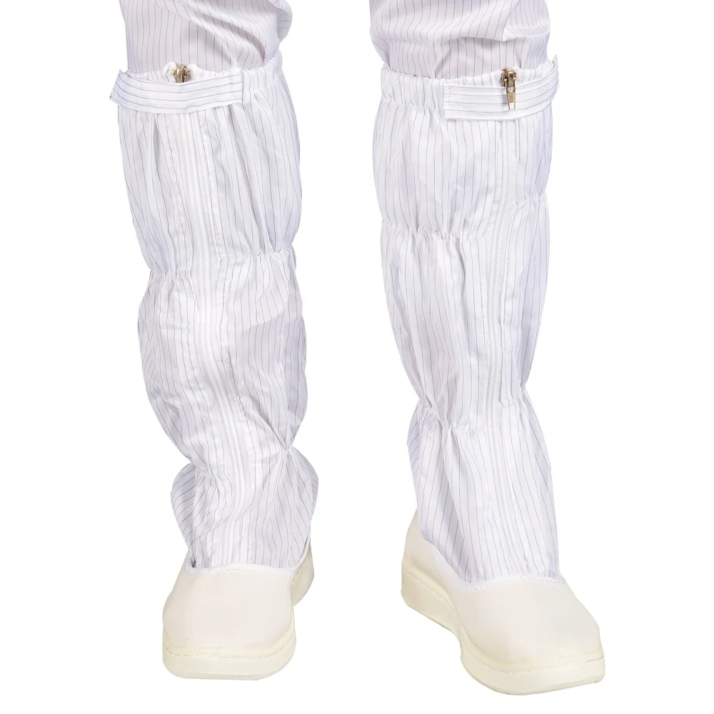 Cleanroom PU rubber sole shoes esd antistatic boot
