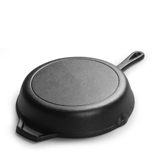 Amazon hot sale pre seasoning uncoated cast iron pot with handle