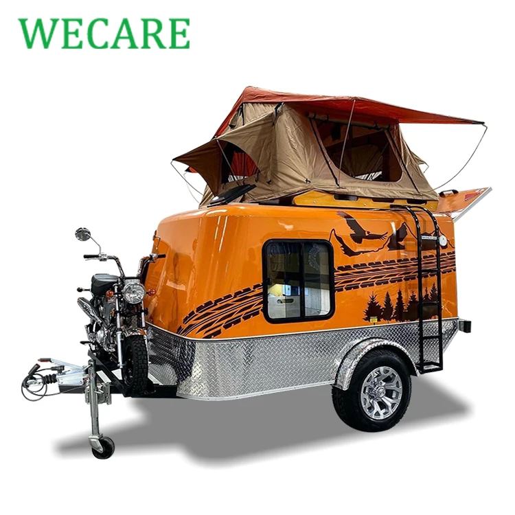 
Australian standard off road aviation aluminum travel trailer 