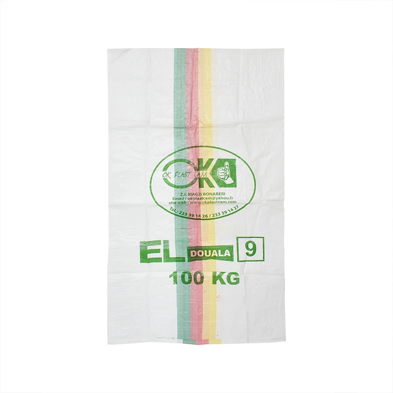 50kg maize grain bag plastic empty pp woven sack for bean