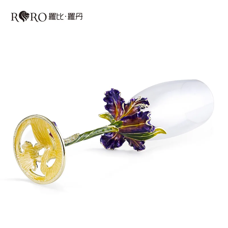 RORO Wholesale crystal champagne flutes glass 2pcs per set for evening dinner party wedding festival gathering