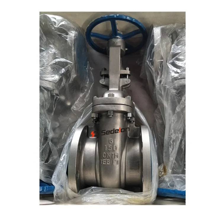 ASTM легированная нержавеющая сталь 20 /CN7M, фланцевые концевые запорные клапаны