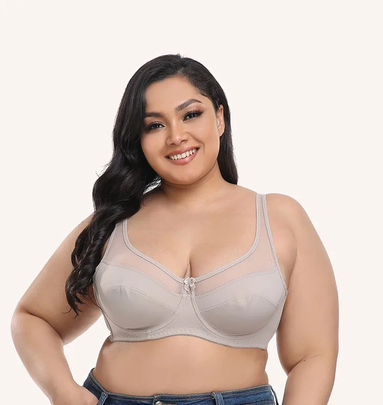 Высокое качество удобное нижнее белье Женская 2023 дышащая грудь пуш-ап плюс размер бюстгальтер большая чашка
