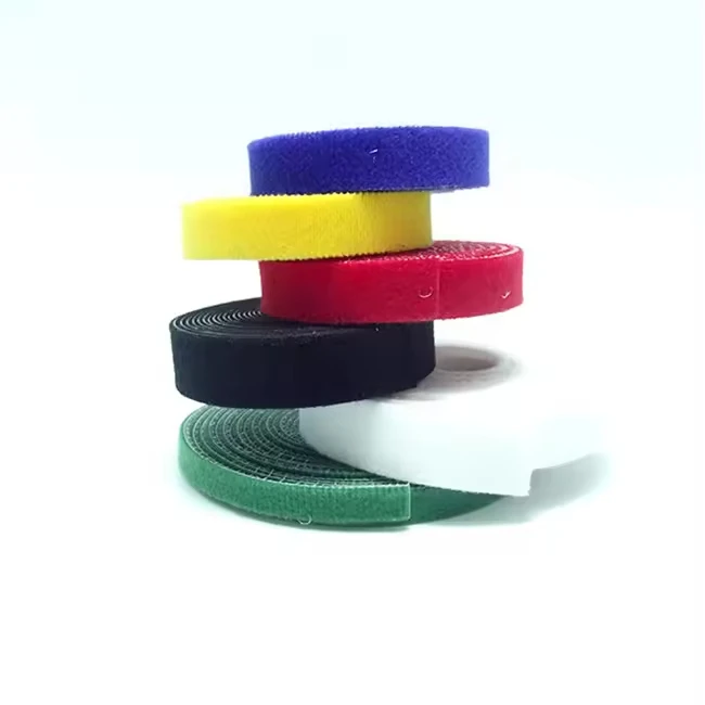Custom Hook and Loop Back to back Velcroes Cable ties Elastic nylon Patch Velcroes Custom double-sided Velcroes