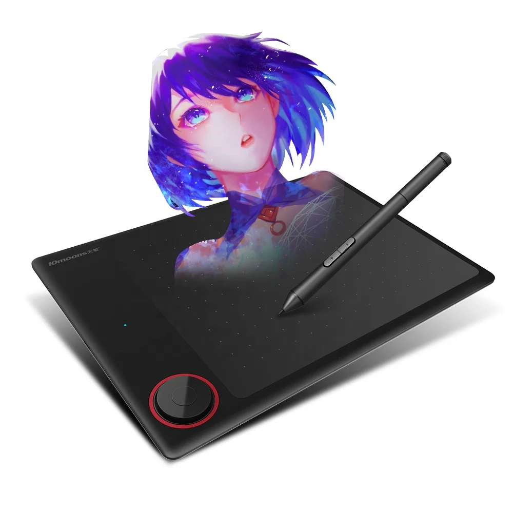 10moons G30 Roller Key Design Graphic Tablets For Pen Mouse Drawing Tablet