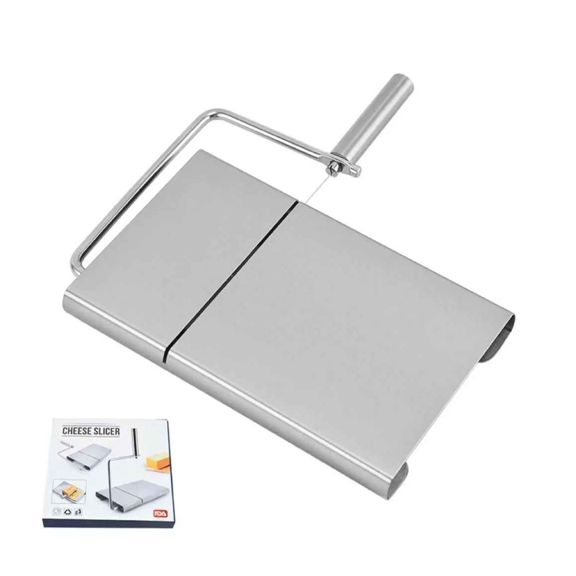 Hot selling stainless steel durable cheese household ham cheese slicer for kitchen